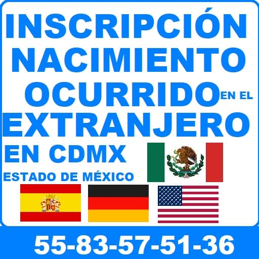 inscripción nacimiento extranjero en México